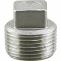 Plumbeeze PLUMB-EEZE 1 In. MIP Square Head Stainless Steel Plug U2-SSP-10